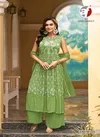 Nz 1513 By AF Corchet Georgette Printed Kurti With Bottom Dupatta Exporters In India